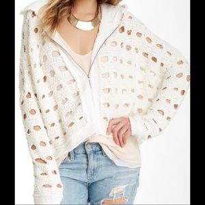 Free People Knit Hoodie
